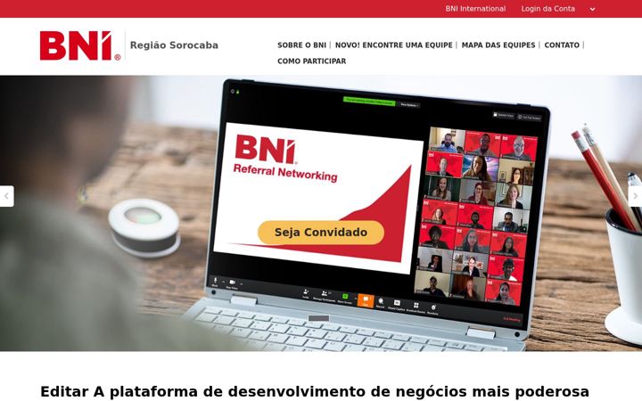 Captura de pantalla de bnisorocaba.com.br