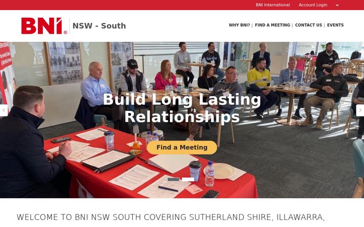 Screenshot of bnisouth.com.au