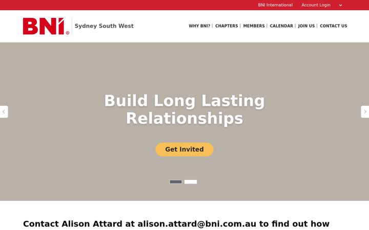 Screenshot of bnissw.com.au