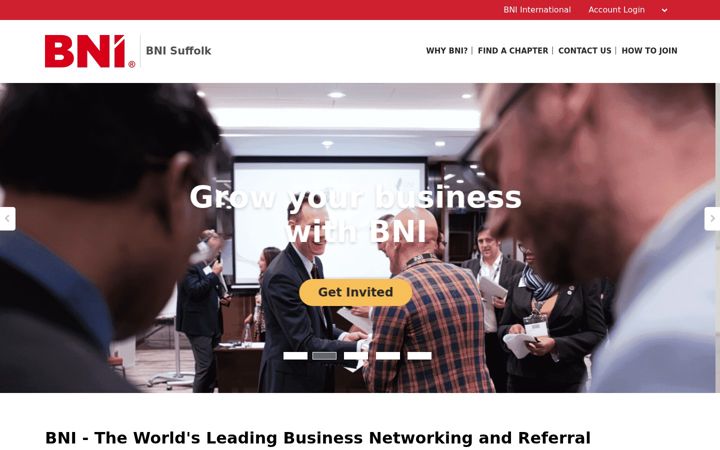 Screenshot of bnisuffolk.co.uk