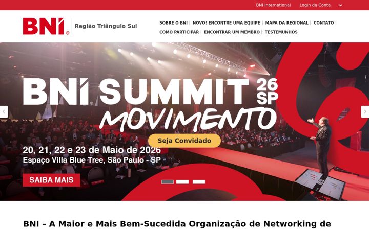 Screenshot of bnitriangulosul.com.br