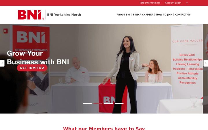 Screenshot of bniyorkshirenorth.co.uk