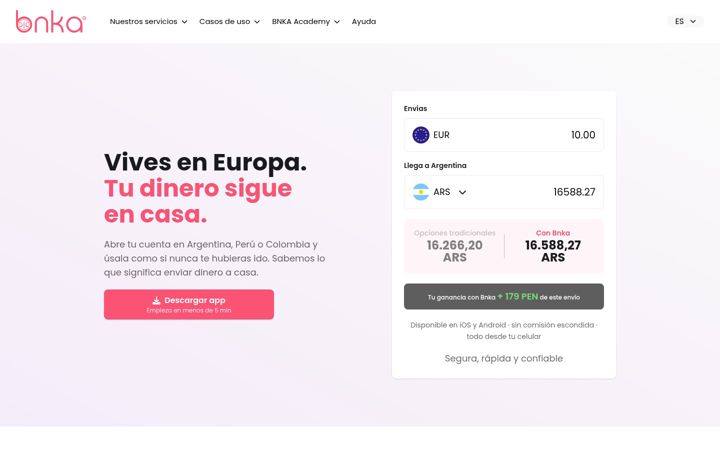 Screenshot of bnka.com