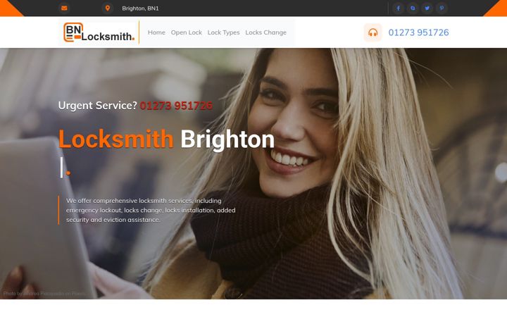 Екранна снимка на bnlocksmith.co.uk
