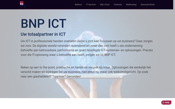 Skærmbillede af bnpict.nl