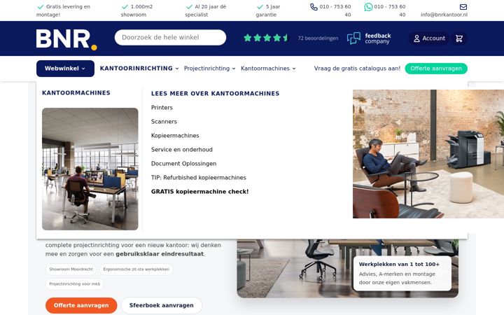 Screenshot of bnrkantoor.nl