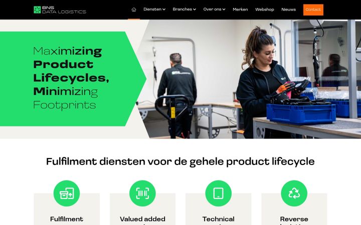 Screenshot ta' bns.nl