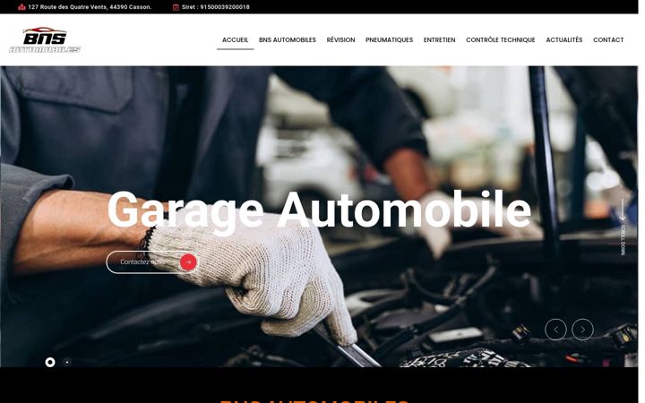 Screenshot ta' bnsautomobiles.com