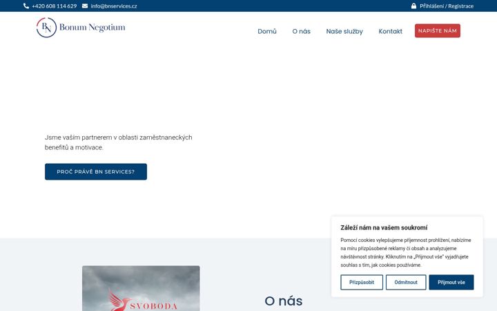 Screenshot ta' bnservices.cz