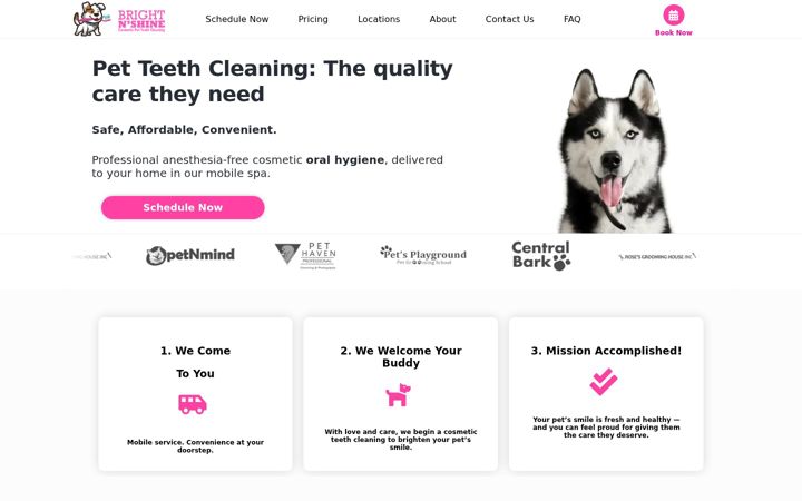 Screenshot ta' bnspet.com