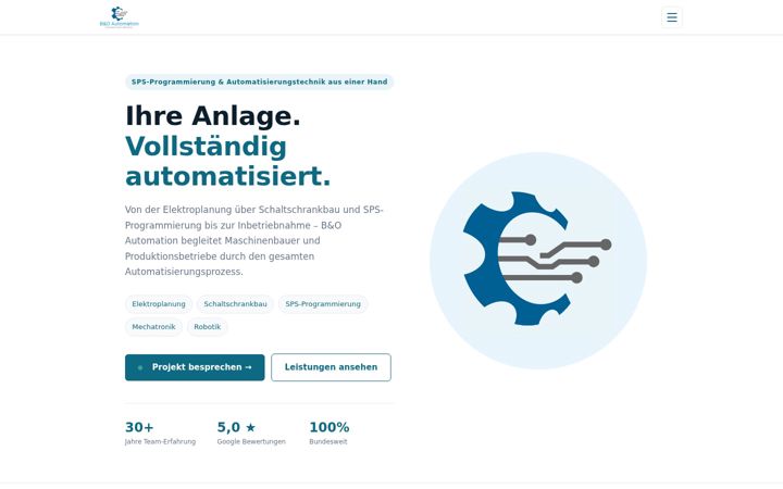 Screenshot of bo-automation.de