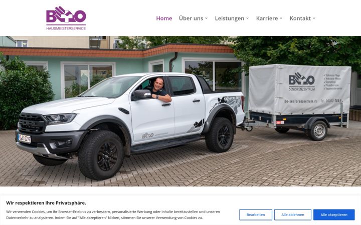 Screenshot of bo-hausmeister-service.de