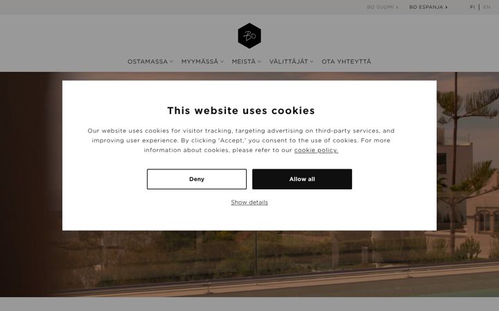 Screenshot of bo-homes.com