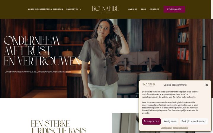 Screenshot of bo-nafide.nl