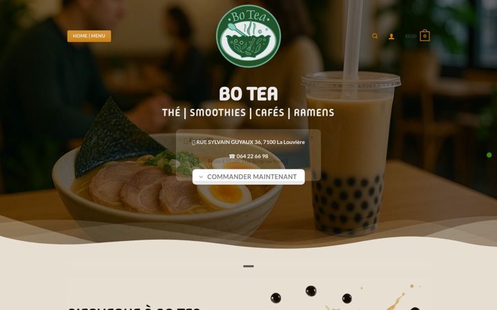 Screenshot of bo-tea.be