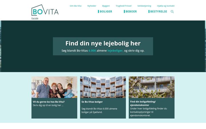 Screenshot di bo-vita.dk