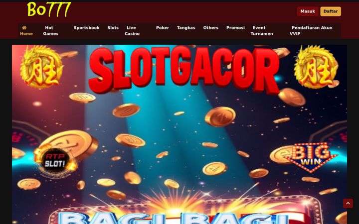 Screenshot of bo777bet.com