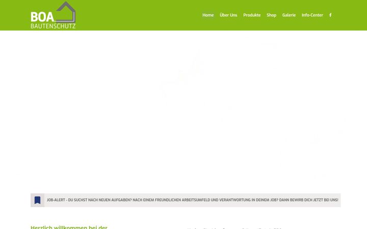 Screenshot of boa-bauwerksabdichtung.de