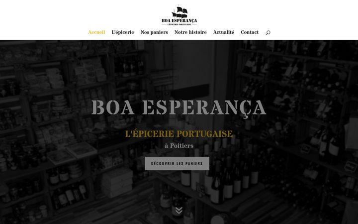 Snímek obrazovky boa-esperanca.fr