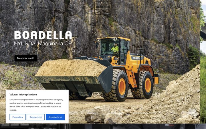 Screenshot von boadella.com