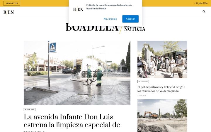 Screenshot von boadillaesnoticia.es