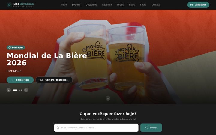 Screenshot of boadiversao.com.br