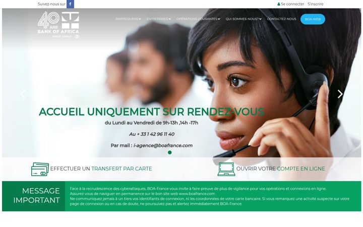 Captura de ecrã de boafrance.com