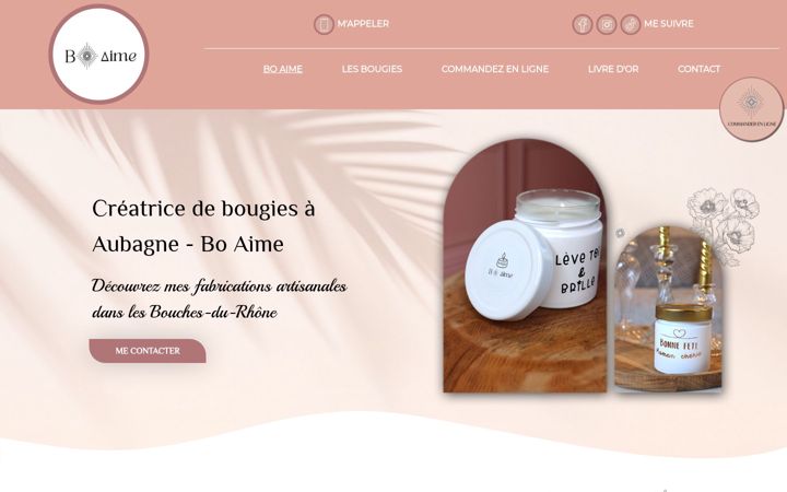 Captura de ecrã de boaime.fr
