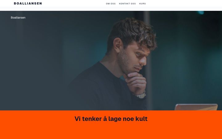 Screenshot of boalliansen.no