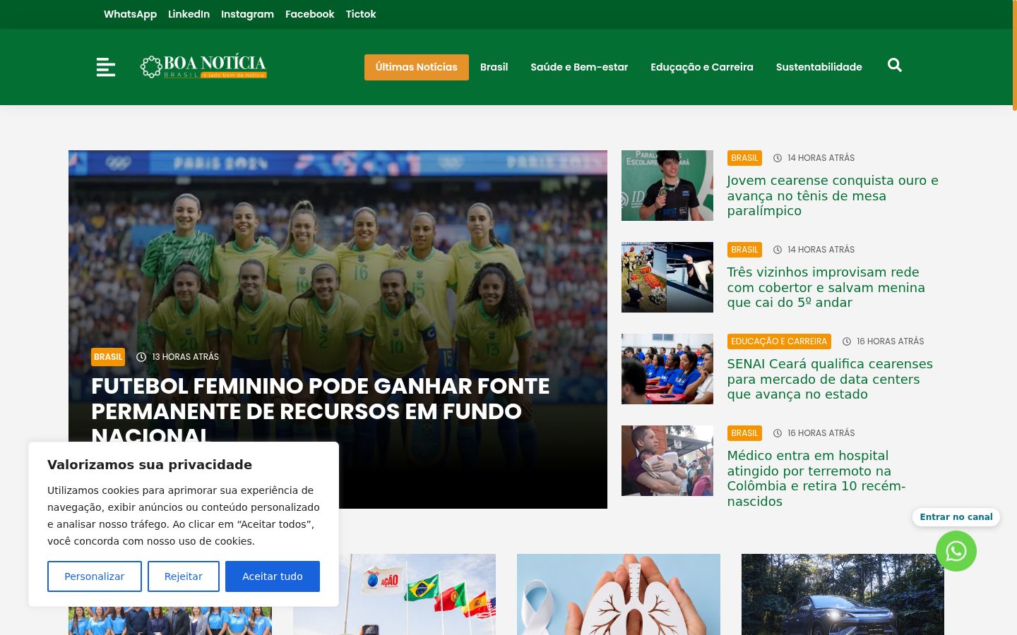 Screenshot tal-banner tal-kunsens muri qabel kwalunkwe interazzjoni