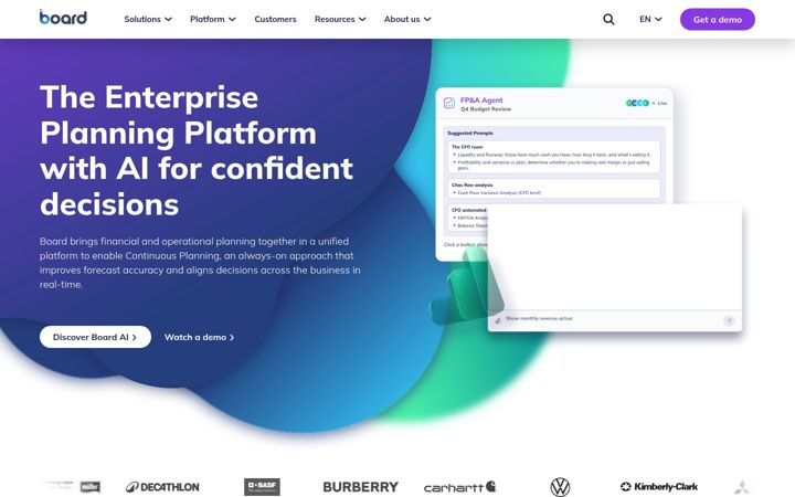 Screenshot of board.com