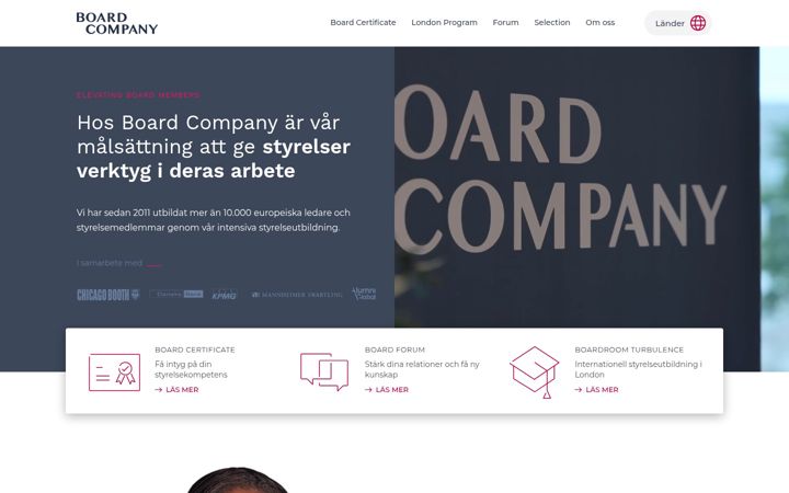 Skjámynd af board.se
