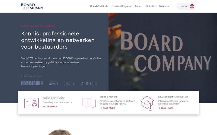 Screenshot of boardcompany.be