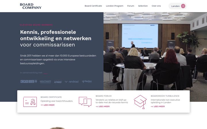 Screenshot of boardcompany.nl
