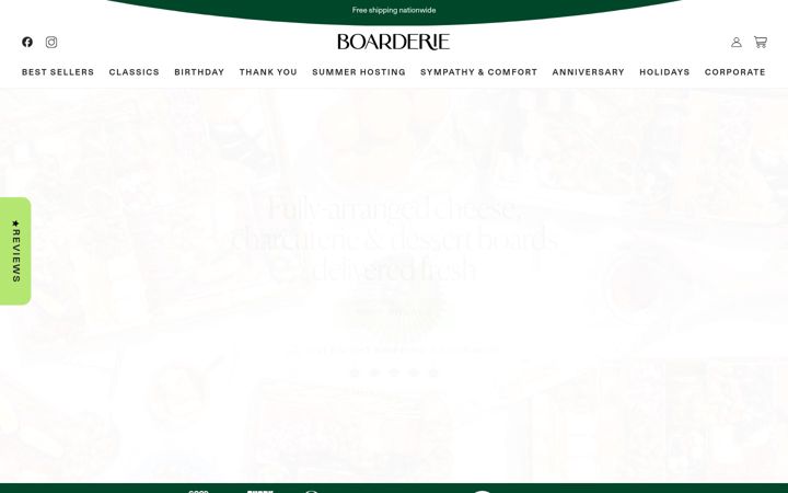 Screenshot of boarderie.com