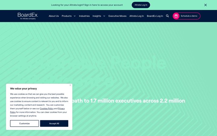 Screenshot ta' boardex.com