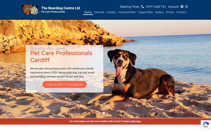 Screenshot ta' boardingcentre.co.uk