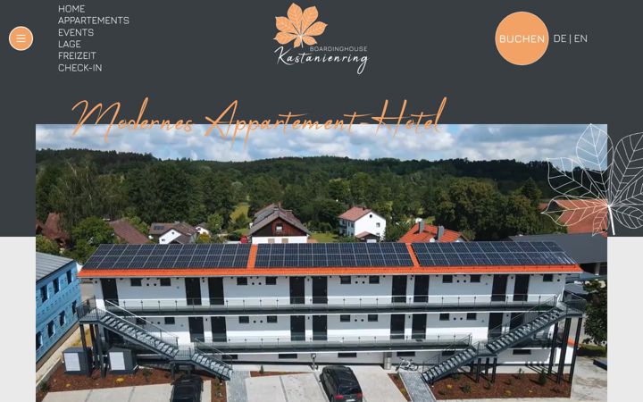 Zrzut ekranu boardinghouse-kastanienring.de