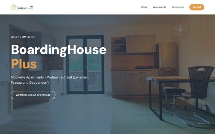 Screenshot of boardinghouse-plus.de