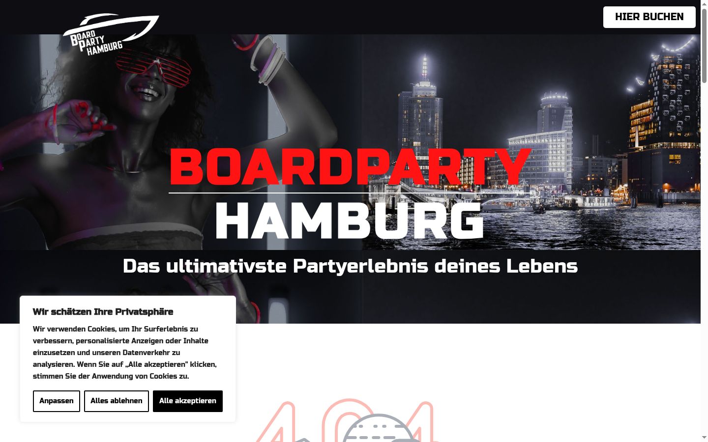Sutikimo reklamjuostės, rodytos prieš bet kokią sąveiką, ekrano kopija