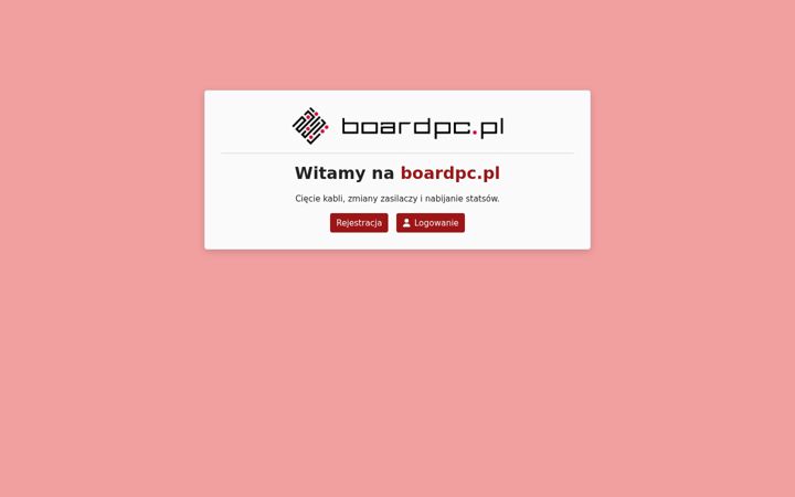 Screenshot of boardpc.pl
