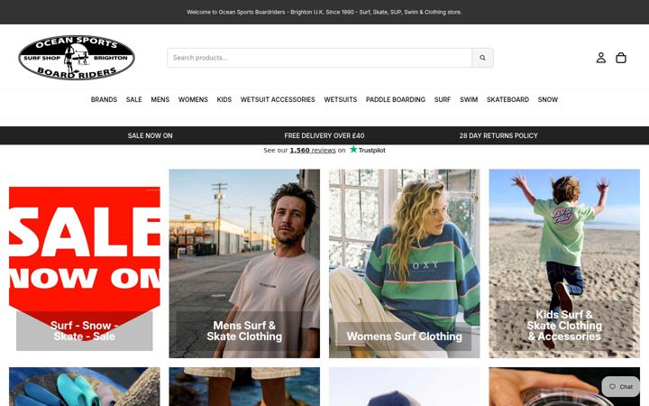 Snimka zaslona za boardridersguide.com