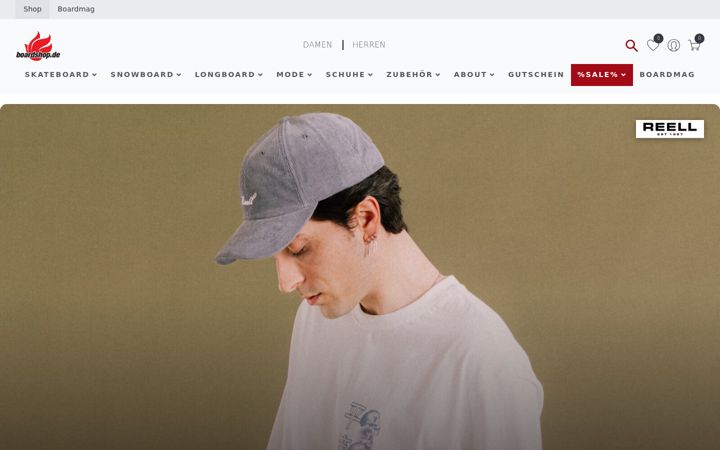Screenshot of boardshop.de