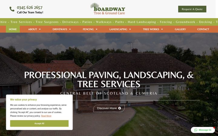 Snímek obrazovky boardway.co.uk
