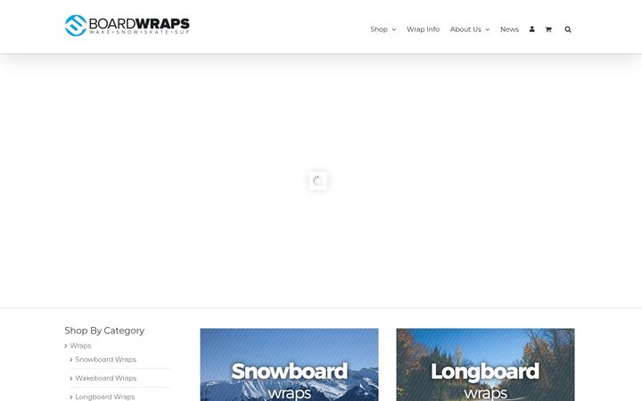 Screenshot of boardwraps.co.uk