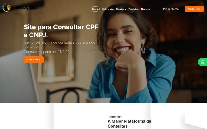 Screenshot of boasolucoes.com.br