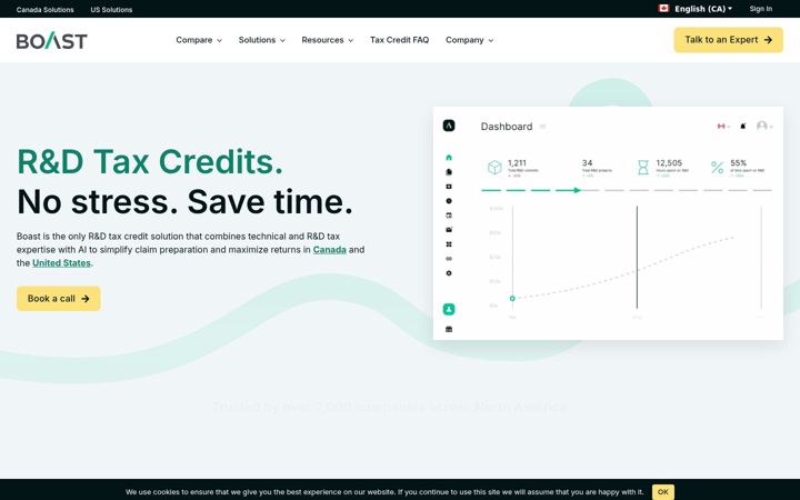 Captura de ecrã de boastcapital.com