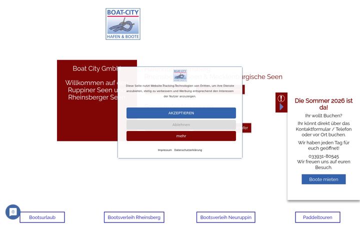 Screenshot of boat-city.de