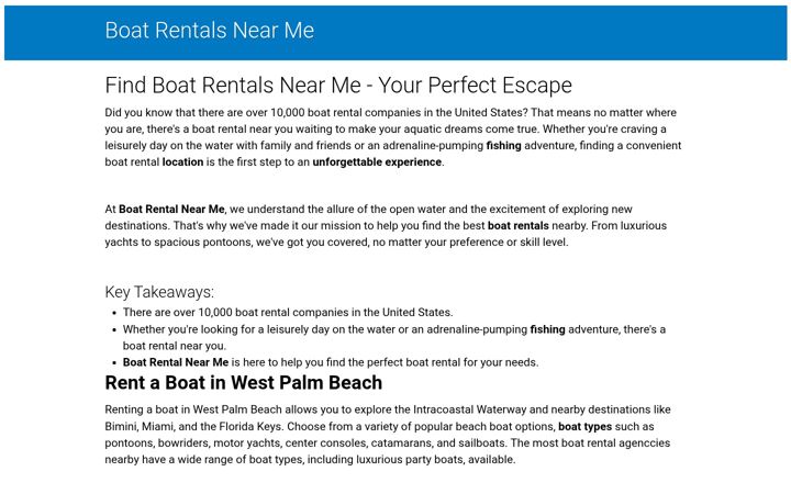 Screenshot of boat-rentals-near.me