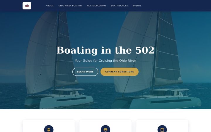 Skærmbillede af boat502.com